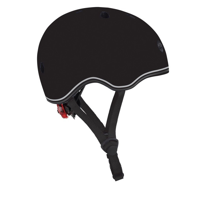 Globber Kids Helmet w/Flashing LED Light Xs/S - Black 51-55 cm