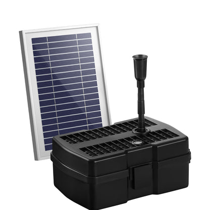 Solar Pond Pump with Filter Box 4.6FT Gardeon