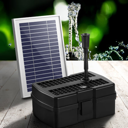 Solar Pond Pump with Filter Box 4.6FT Gardeon