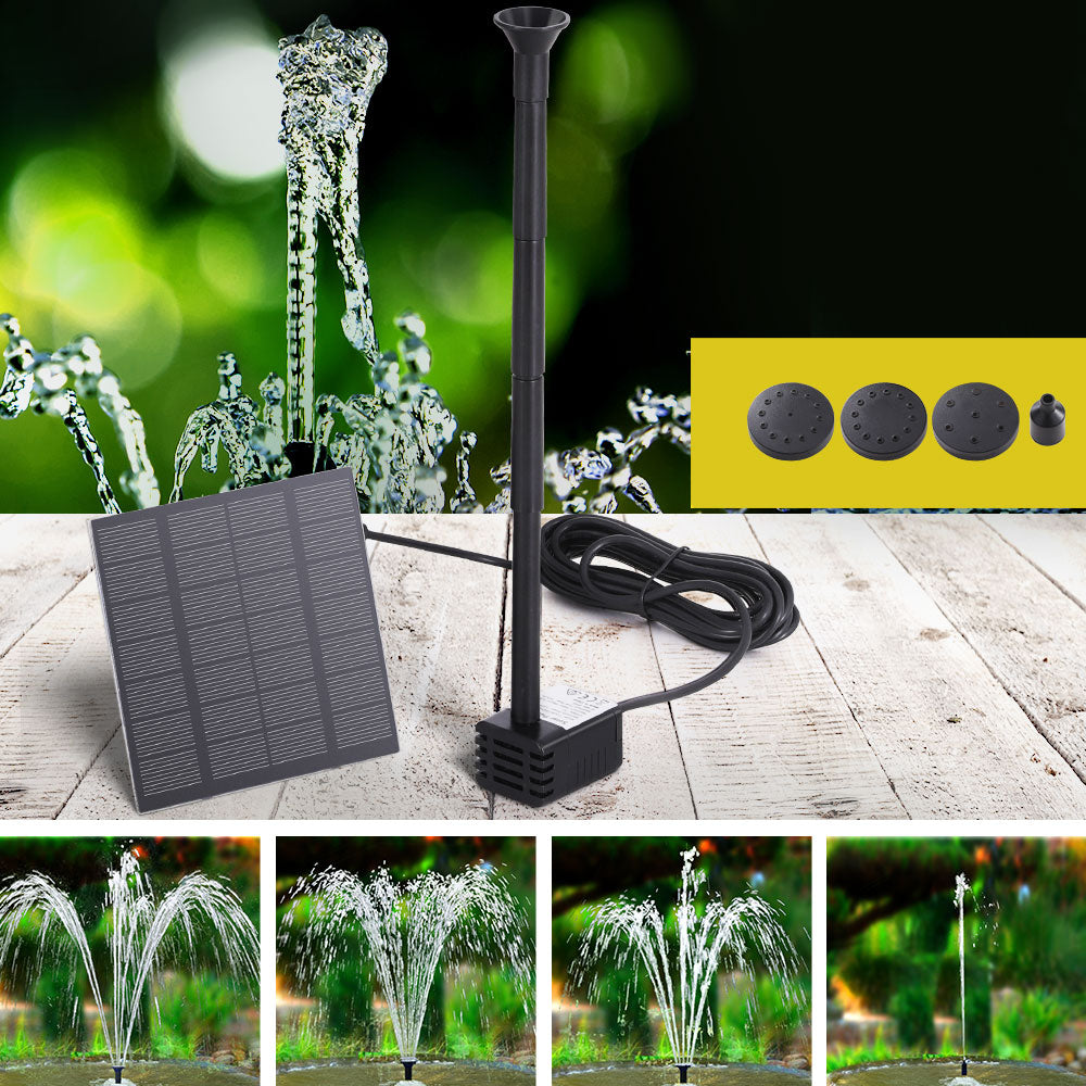 Solar Pond Pump Submersible Water Fountain Kit 2.6FT Gardeon