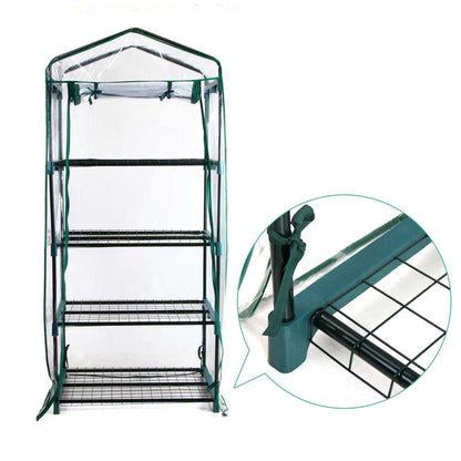 Green Fingers Greenhouse 4 Tiers Mini Green House Garden Bed Planter Box 1.6x0.7x0.5M