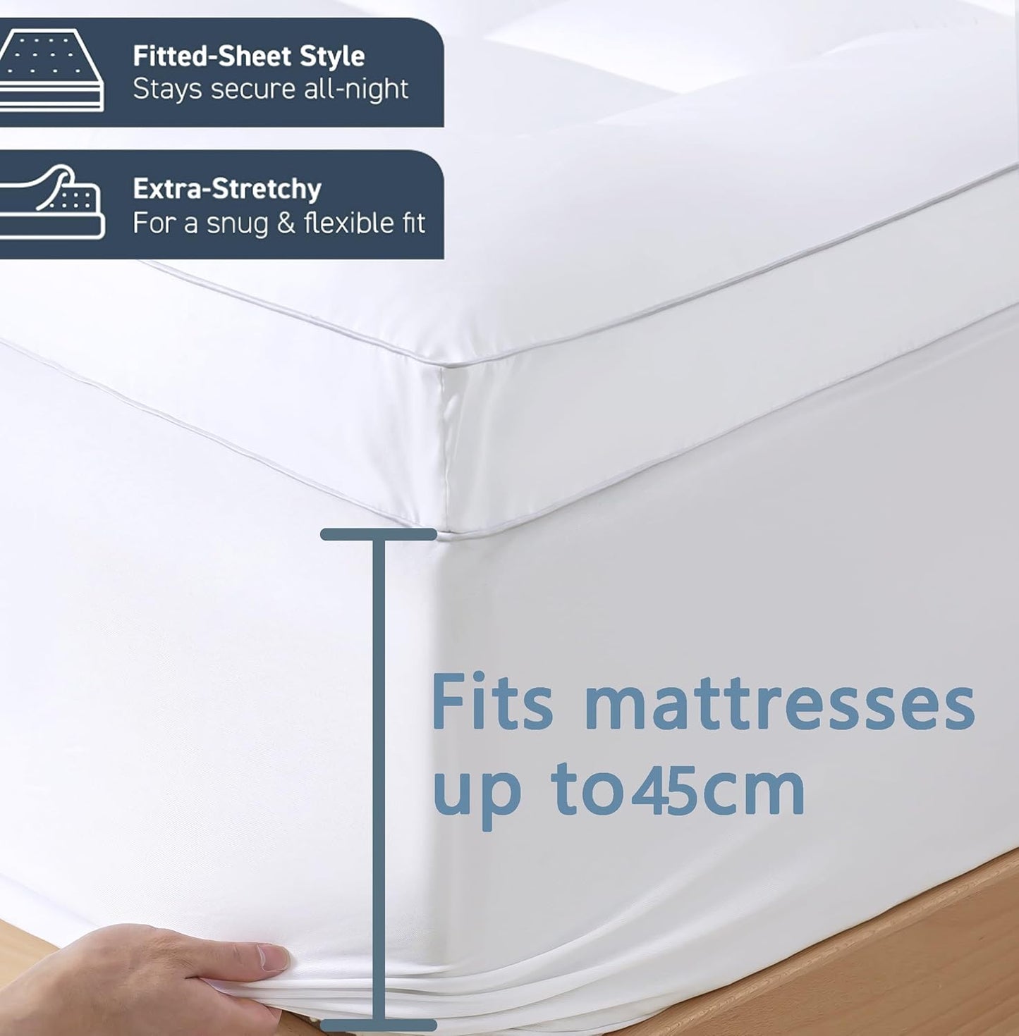 Luxurious Extra Thick 1000GSM Mattress Topper-King size